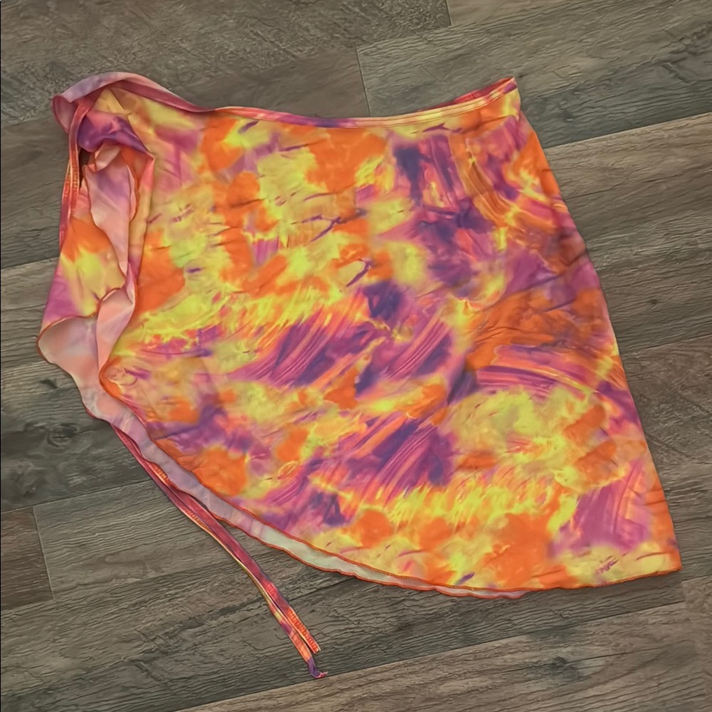 Balera Vibrant Orange and Purple Ballet Skirt Size Small Petite for Dancers